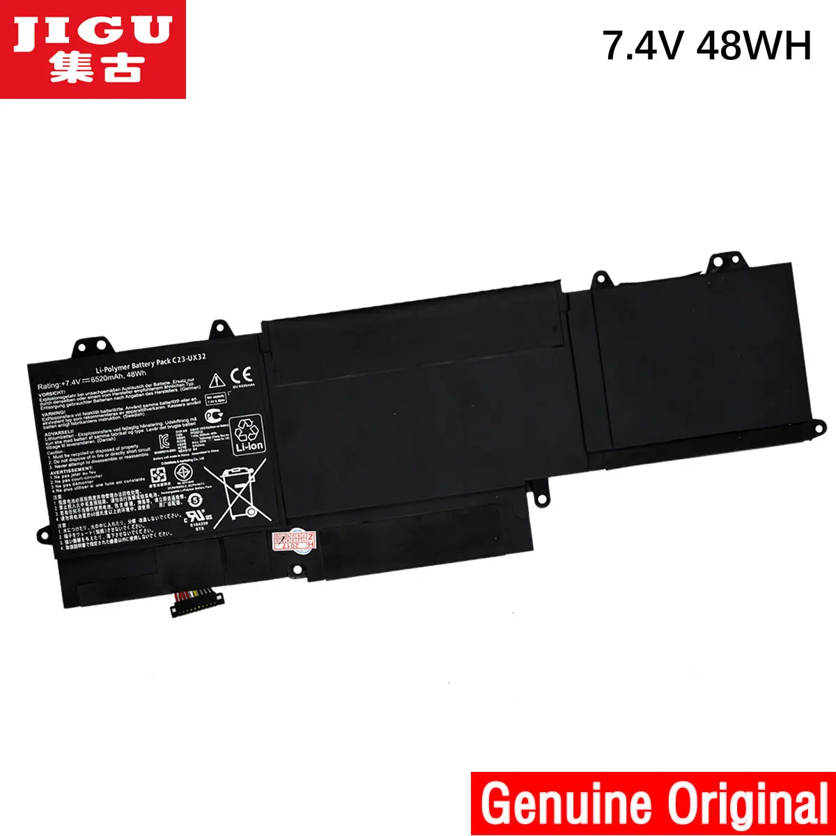 JIGU ячеечная новая C23 UX32 Оригинальный аккумулятор для ноутбука ASUS VivoBook U38N C4004H ZenBook