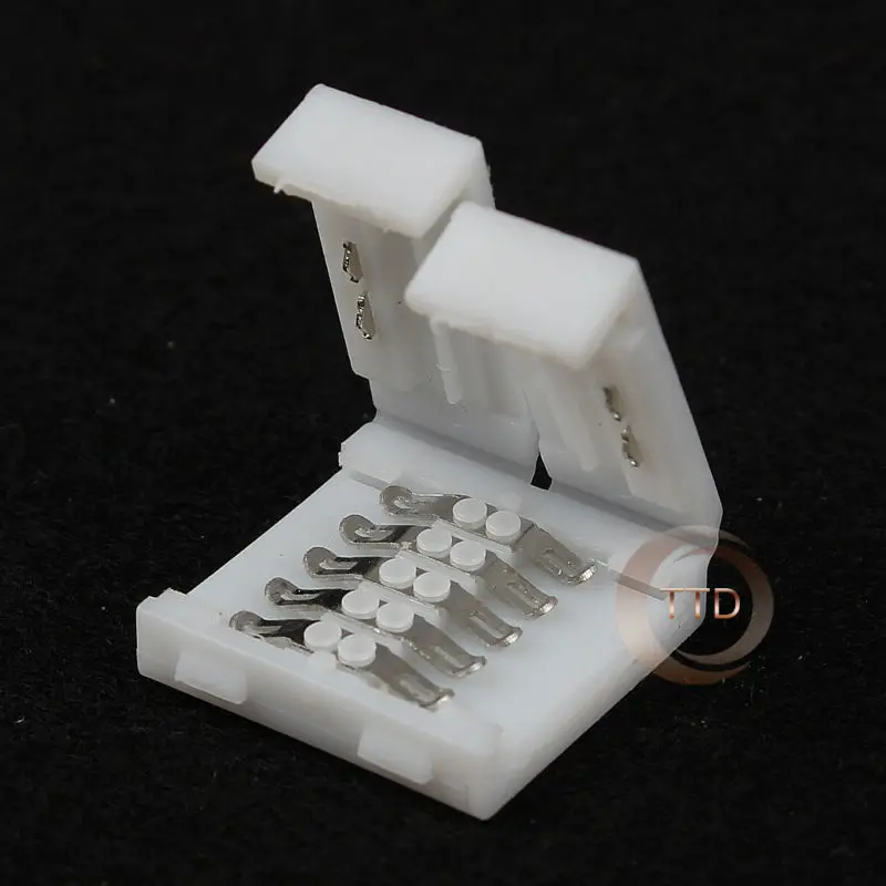5 шт. 5pin светодиодные полосы клип pin 12 мм RGBW RGBWW разъем для ширина 5050 RGB + W WW