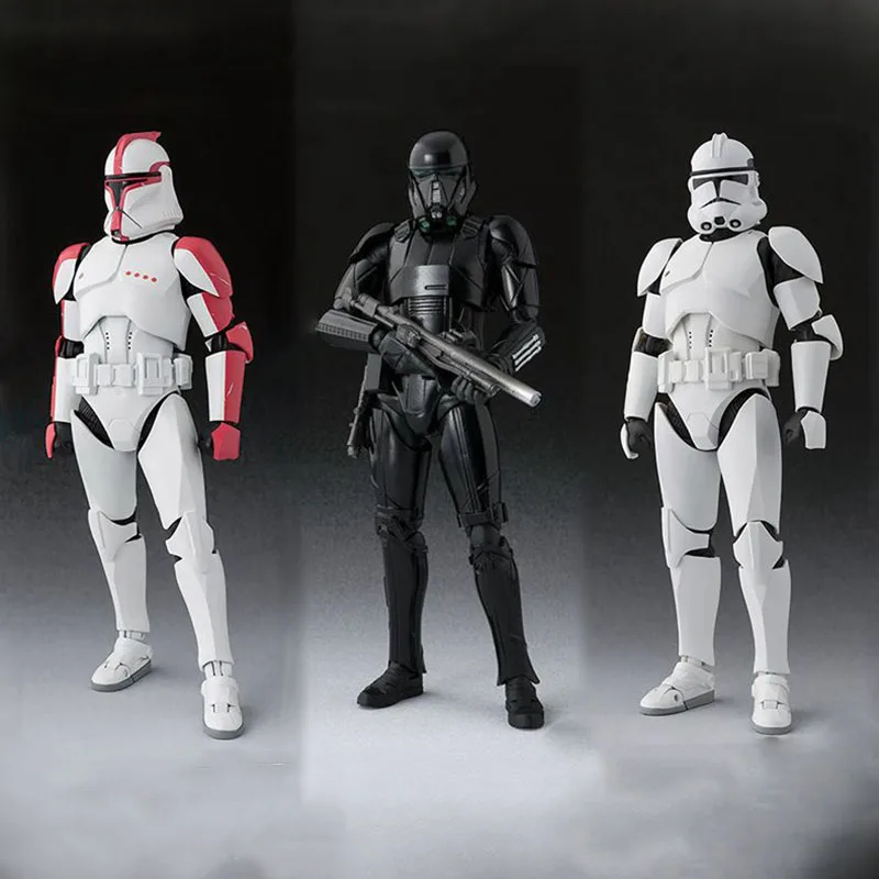 

15cm action figure Toy Darth Vader Kylo Ren The Storm Troops Imperial Stormtrooper PVC Action Figure Set anime figurines