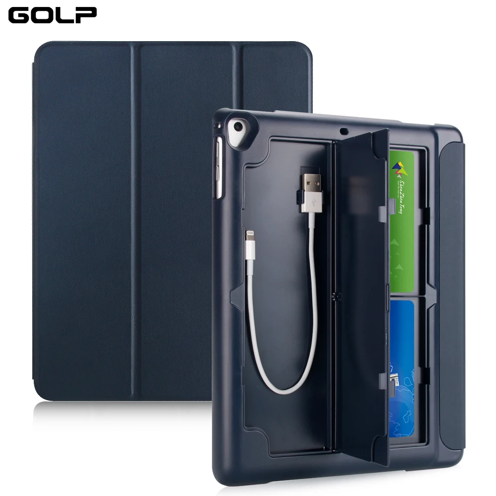 

Case For iPad Air 2 Air 1 PU leather Flip case For iPad 2017 case PC Back Cover for 9.7 pro Tablet Case for ipad 2018 9.7 inch