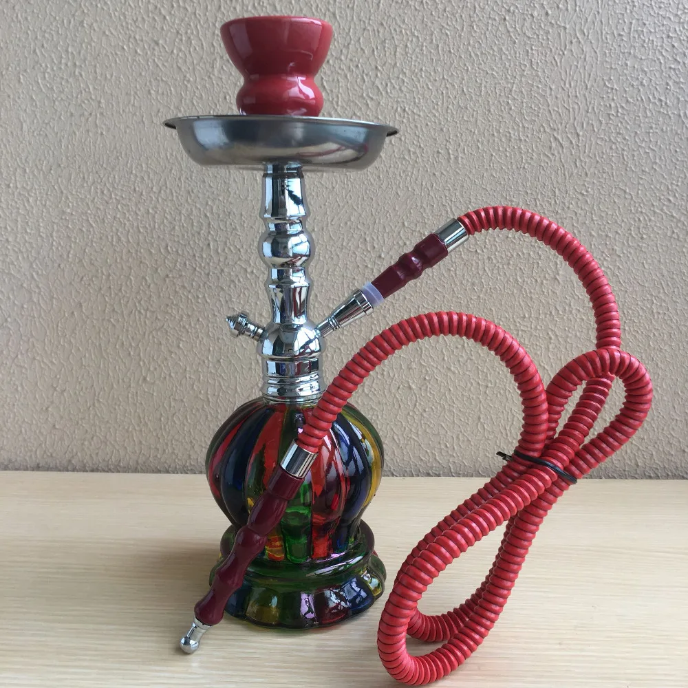 Glass Hookahs Smooking pipe and smoking nargile with Multicolor hookah