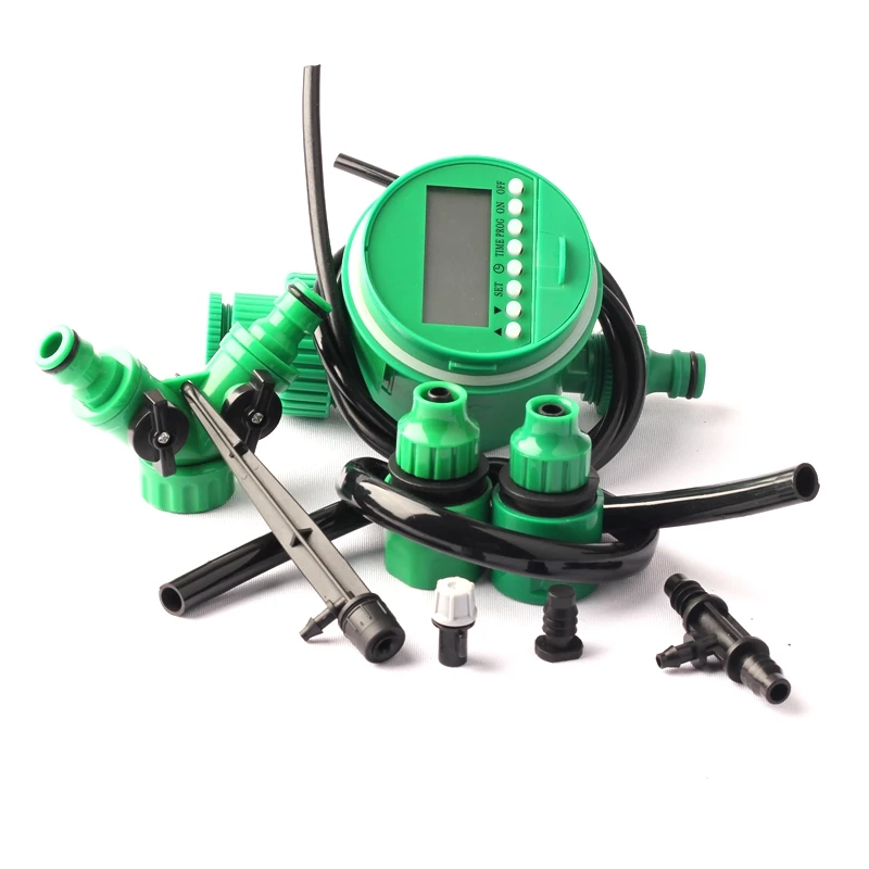 

Irrigation Kit Spray Package 8/11mm Watering Set Water Timer Water Spliter Sprinkler Connectors Whole Set Garden Sprayer Set