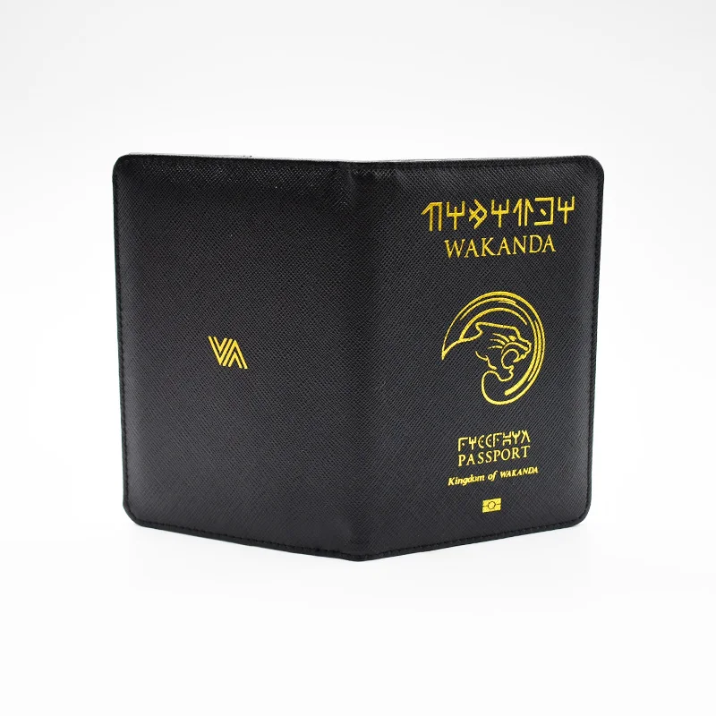 DIKEDAKU Wakanda Обложка для паспорта унисекс Rfid высокое качество из искусственной кожи