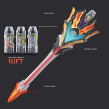 Ultraman Geed Sword of The King Transformation Light Up Model Toy LED Knight Music Kids Christmas Gifts Toys for Children 38cm ultraman orb sacred sword and spear dart which emits light and sounds is a children s like ultraman toy