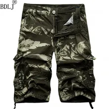 BDLJ, летние товары по колено, Мужская брендовая одежда, шорты с несколькими карманами, однотонные мужские хлопковые шорты для активного отдыха