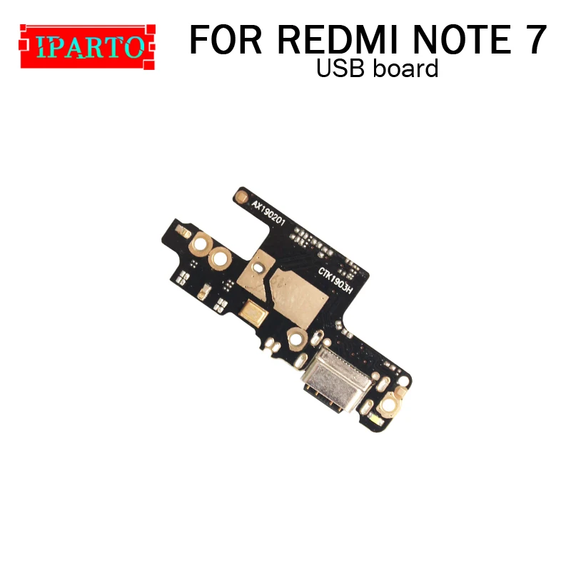 Usb плата для Xiaomi REDMI NOTE 7 100% оригинальная новая usb подключения Замена платы