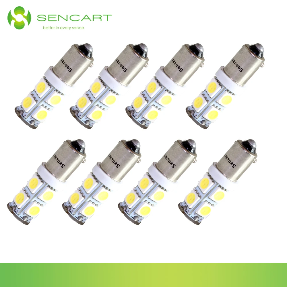 2 шт. BAX9S BA9S 9SMD 9 светодиодный 5050 автомобилей Светодиодный Маркер глаза ангела