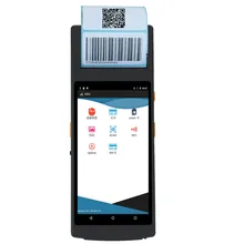 Прочный КПК ручной NFC все в одном сенсорный экран android КПК штрих-код лазерный сканер со встроенным принтером