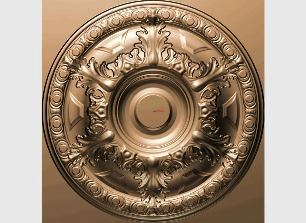 

3d model relief  for cnc in STL file format rosette_37