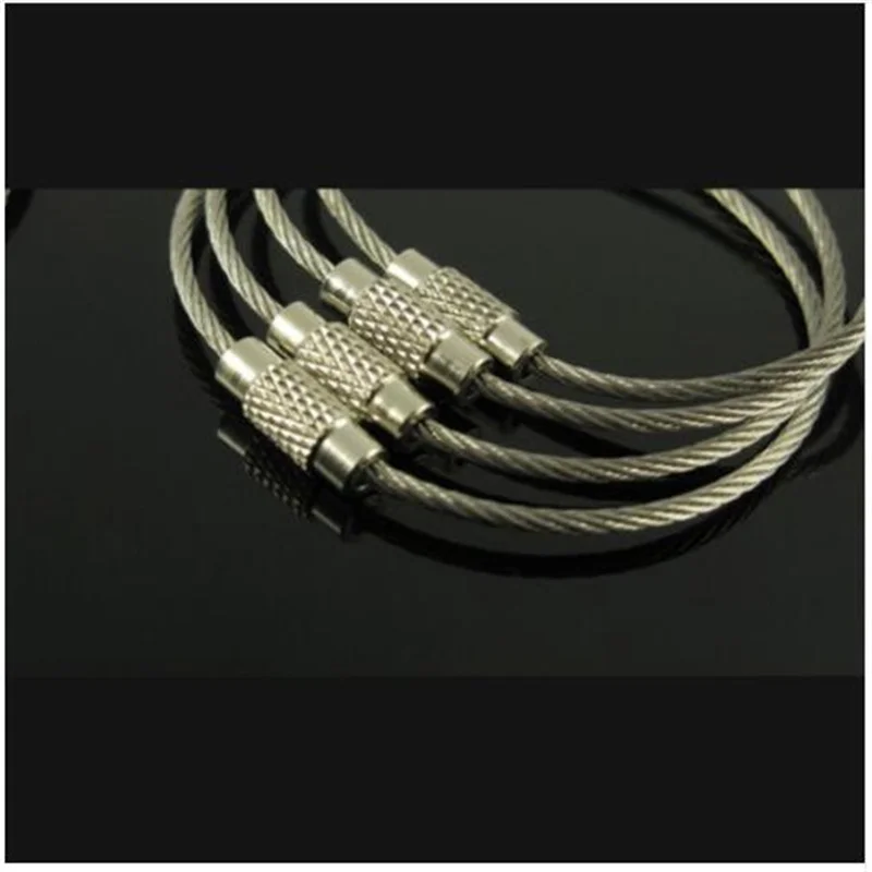 10 قطعة تسلق اكسسوارات Mousqueton كابل حلقة تسلق مفتاح سلسلة التخييم هوك كليب EDC أداة حبل سلك فولاذي مقاوم للصدأ حلقة رئيسية 10 قطعة تسلق اكسسوارات Mousqueton كابل حلقة تسلق مفتاح سلسلة التخييم هوك كليب EDC أداة حبل سلك فولاذي مقاوم للصدأ حلقة رئيسية