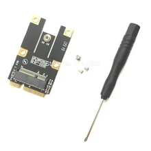 NGFF M.2 ключ Wifi Bluetooth карта в мини конвертер PCI-E адаптер для Intel 7260 7265 8260 8265 9260 9560 AX200