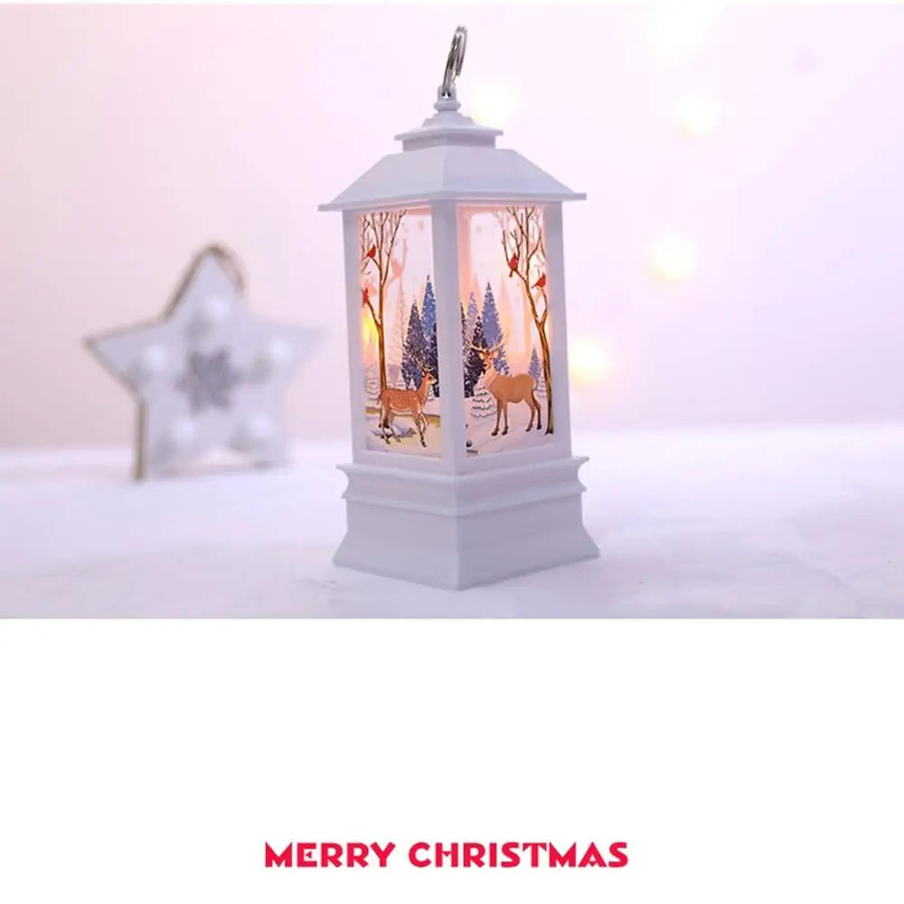 Рождественские украшения для дома светодиодный 1 шт. Рождественская свеча с светодиодный светильник для чая, свечи для украшения елки - Испускаемый цвет: pattern 1 deer