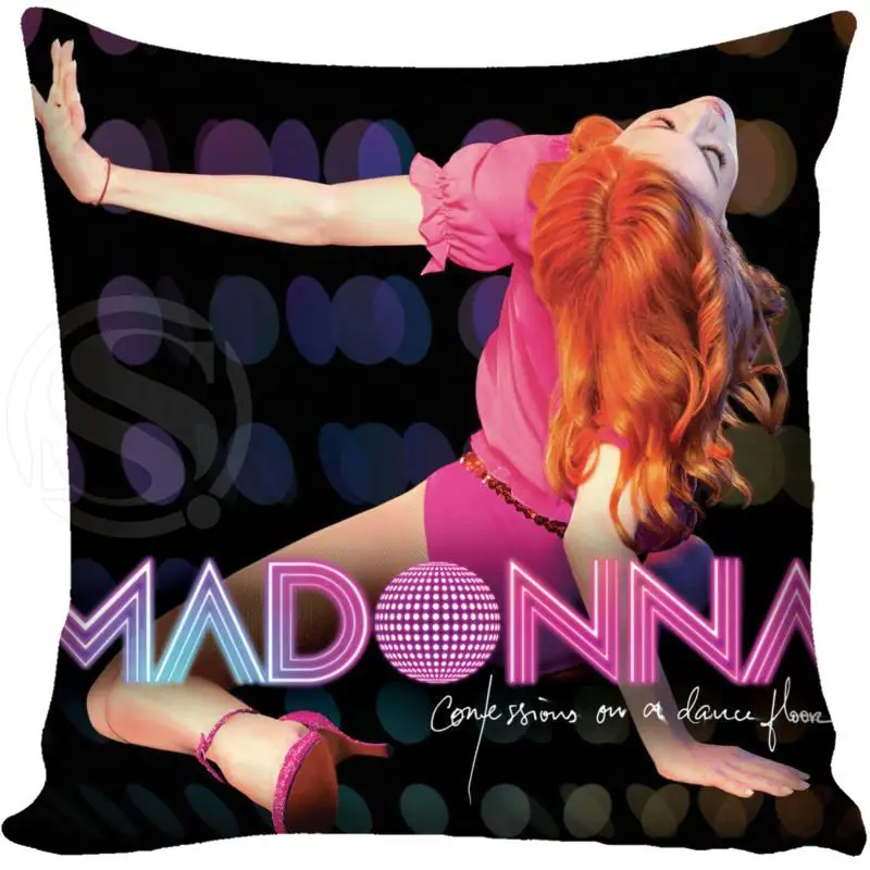 Новинка; Лидер продаж Пользовательские наволочки Madonna мягкая подушка чехол на молнии - Цвет: Бургундия