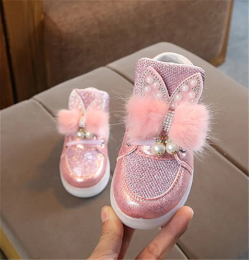 Модная детская обувь для девочек; легкие детские кроссовки с высоким верхом; обувь для маленьких девочек; размеры 21-30