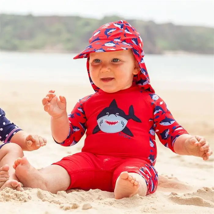 

Children Swimsuit New Toddler Infant Kid Baby Boys Swimsuit Swimwear Quick Dry Rash Guard Surfing Suit Fish 2pcs Set UPF 50+