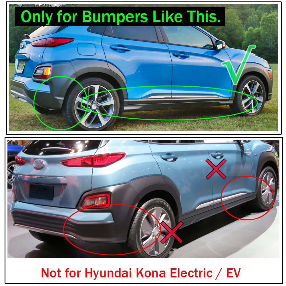 OE стильные Литые Автомобильные Брызговики для Hyundai Kona 2017 2018 2019 2020 Kauai