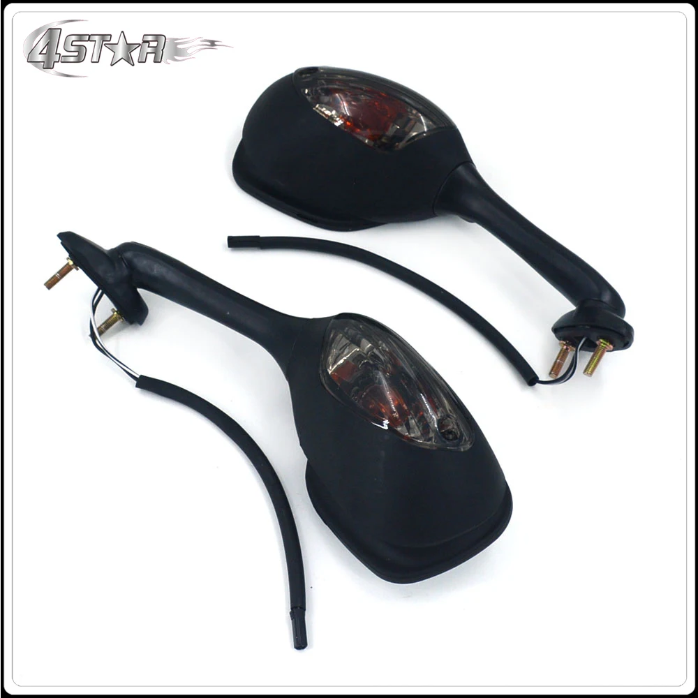 Motorcycle Rearview Side Mirror With Turn Signal For SUZUKI GSXR600 GSXR750 GSXR 600 750 2006-2010 GSXR1000 2005-2008