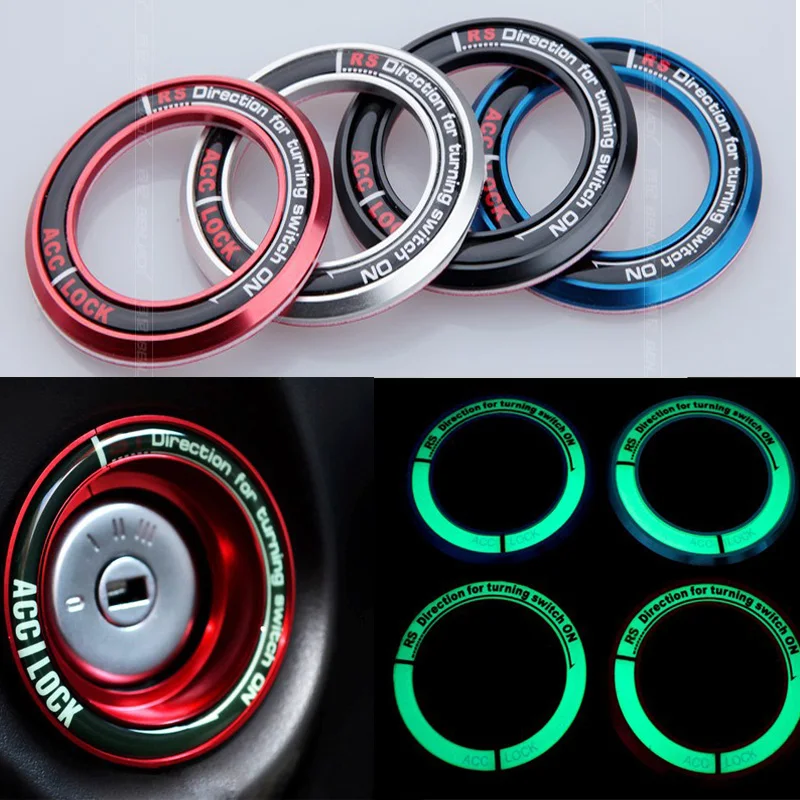 

Youwinme 1PCS Car Stying Auto Stickers Ignition Key Lock Keyhole Aluminum For Buick Excelle Chevrolet Cruze Decoration Ring