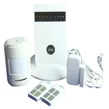 ultrathin Android/IOS APP Contact ID smart home wireless GSM alarm system Phone control alarm system