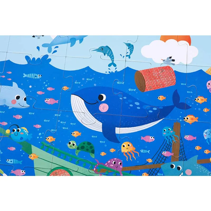 

Children's Education Toy Sea and the Forest Puzzle Toys Large Development Jigsaw Puzzle Toy Set Improve Your Baby's Intelligence