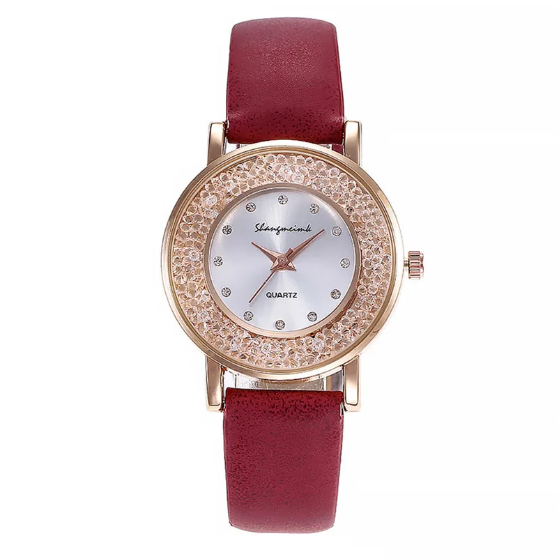 NEW women's watches brand luxury fashion ladies watch Crystal Analog Quartz Wrist Watch Bracelet clock relogio feminino Y12 (12)