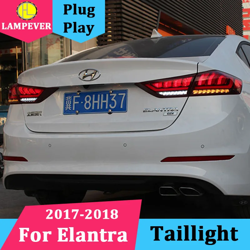 Car Taillight For Hyundai Elantra 2017 2018 Taillights New elantra LED