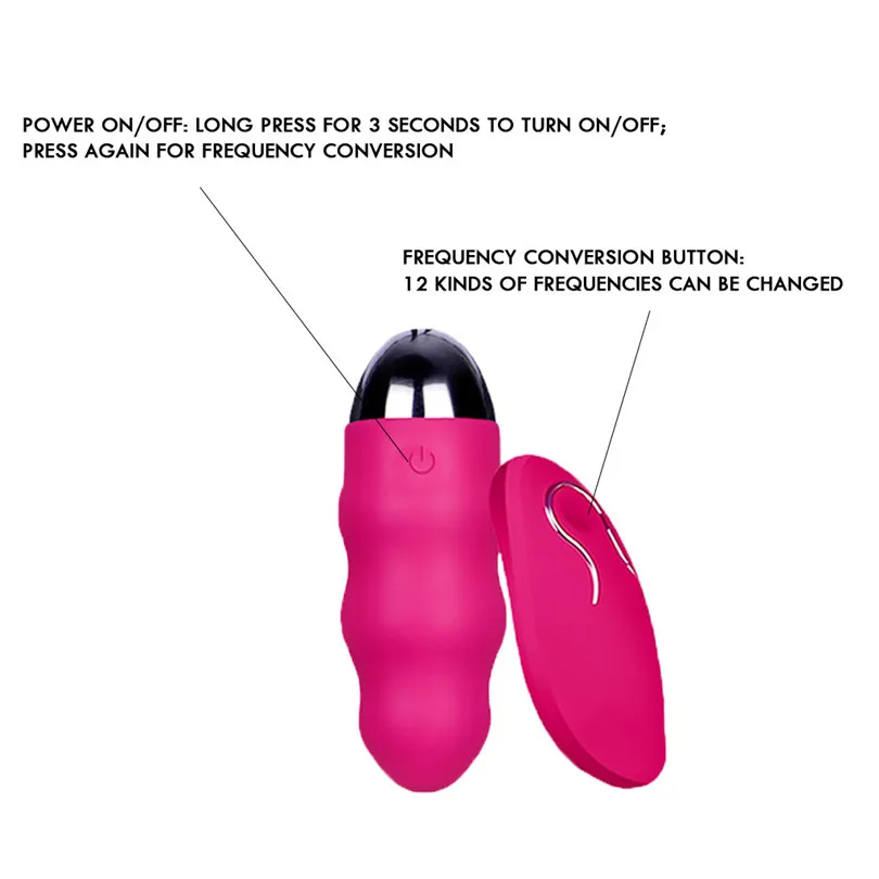 Sex Toys For Woman Vagina Balls 12 Frequency Waterproof Wireless Remote Control Massager Egg Vibrator Sex Toy (13)