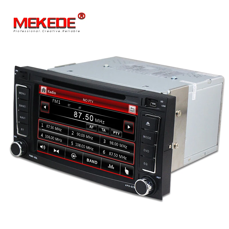 Cheap 2DIN Car tape recorder radio DVD player for VW Touareg 2004-2009 CAR DVD GPS Navigation bluetooth 1080P video free shipping 4