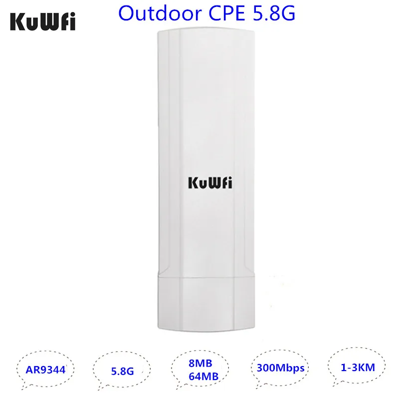 

KuWfi WQ570 Wireless Router Outdoor 450Mbps 3KM Wireless CPE/Repeater/Bridge/WDS/WISP/High Power 5.8G Amplifier Wifi AP Router