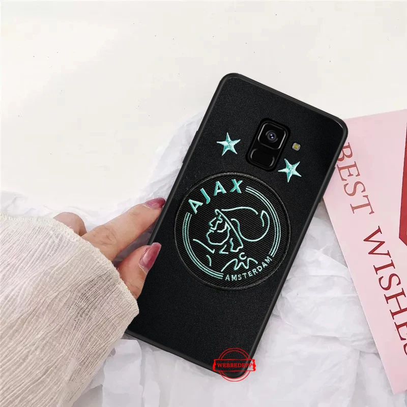 Силиконовый чехол Ajax Team для Samsung A3 A5 A10S A20S A30S A50S A6 Plus 2018 A7 A8 A9 A10 A30 A40 A50 A70 J6|Бамперы| |