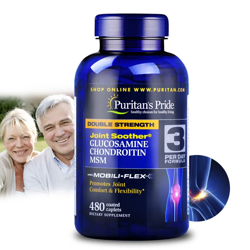 

Free Shipping Double Strength Glucosamine, Chondroitin & Msm Joint Soother 480 Pcs