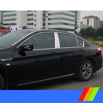 

lsrtw2017 304 stainless steel car window trims for honda accord 2014 2015 2016 2017 9th accord