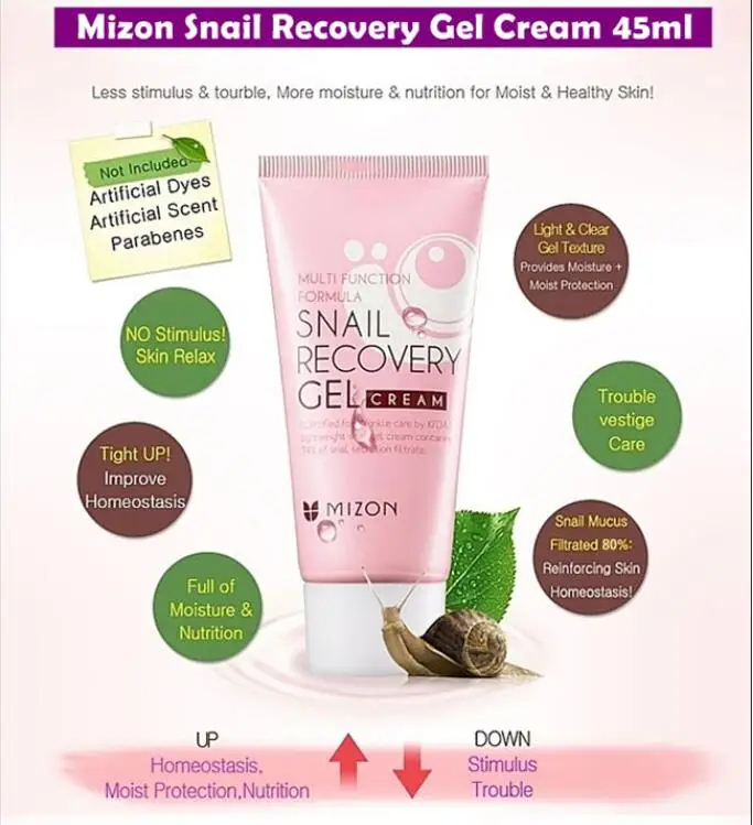 

MIZON Snail Recovery Gel Cream 45ml