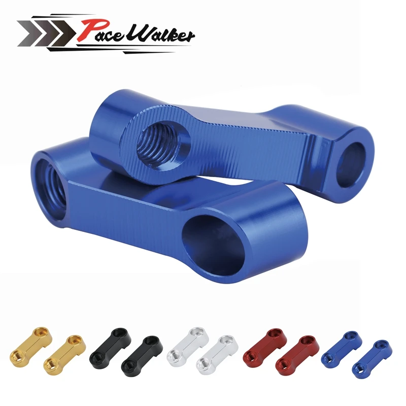 

Motorcycle Mirrors Extension Riser Extend Adapter For Yamaha MT 09 07 Fazer FZ-09 V-max 1700 Bolts Size 10mm