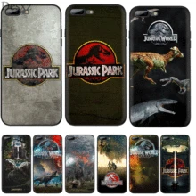 Силиконовый чехол ТПУ для мобильного телефона iPhone 7, 8, 6, 6s Plus, iPhone 11 Pro, X, XS, Max, XR, 5, 5S, SE, чехол, Парк Юрского периода, динозавр, мир, оболочка