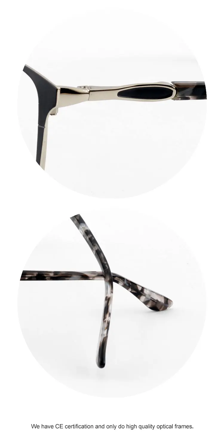 Kirka Eyeglasses Frame Metal Optical Retro Brown Women Glasses Frame Fashion Cat Eye Type Reading Glasses (9)