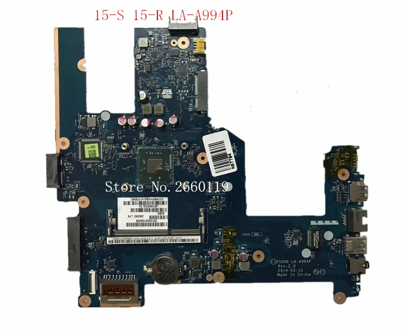 Laptop motherboard for 15 R 250 G3 LA A994P 788289 501