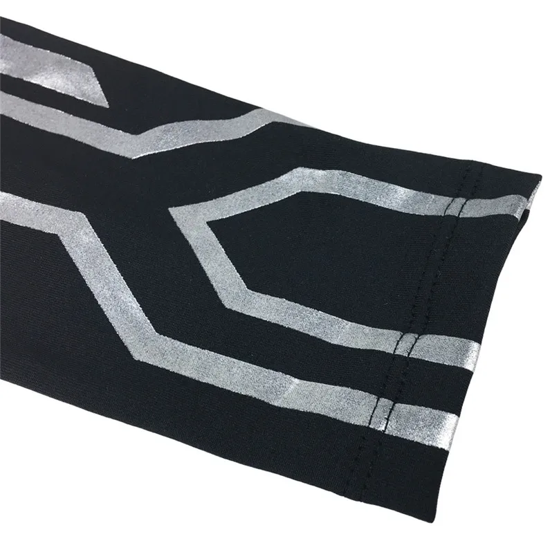New Men Sport Arm Warmers Skin Arm Sleeve Cooling Cover Sun protective Stretch Basketball cycling Armband Warmers #3d28 (3)