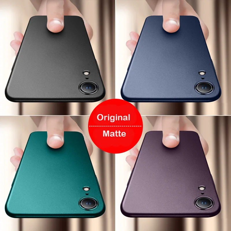 

Aixuan Cover For iPhone XR Case Full Protect Anti Fingerprint Matte Phone Case For iPhone XR 6.1" Capa Housing