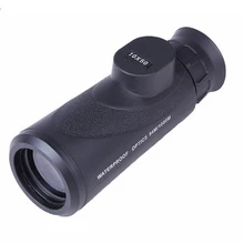 10X50 BAK4 Multi-layer Coating High Magnification HD Zoom Mini Monocular Telescope for Travelling Hunting Camping