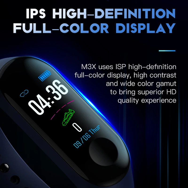 Smart Bracelet Smart Wrist Color screen Fitness Message Heart Rate Tracker IP67 Waterproof Bluetooth smart Band smartband