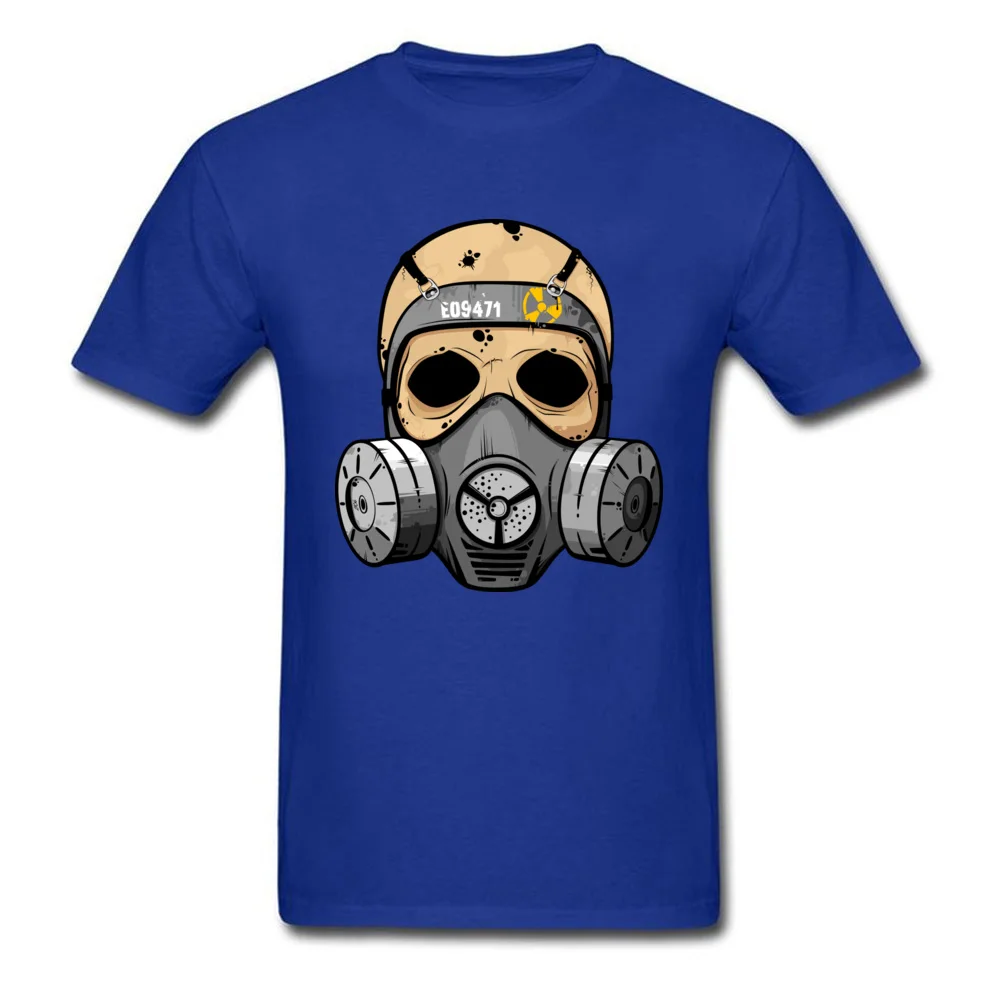 Gas mask skull_blue