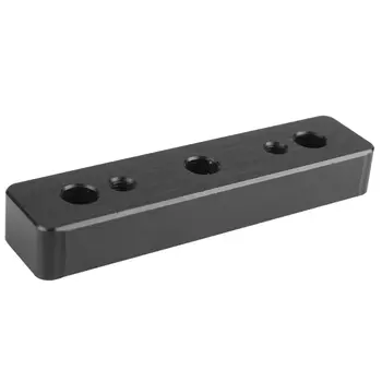 

Black Durable Aluminum Block Three Nozzle Extruder Throat Fixing Block for 3D Printer Parts Accessories