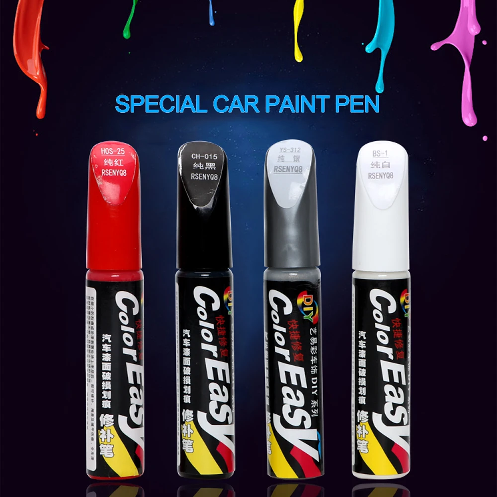 Для Авто обслуживания авто краска ручка уход за краской авто-Стайлинг 4 цвета средство для удаления царапин Авто уход за автомобилем ремонт царапин Fix it Pro
