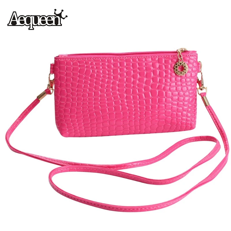 Sale Women Day Clutch Stone Pattern PU Leather Girl Small Shoulder Bag