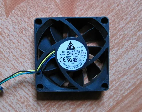

For Original delta afb0712vhd 7020 dual ball computer cpu case fan intelligent temperature control 12v cooling fan