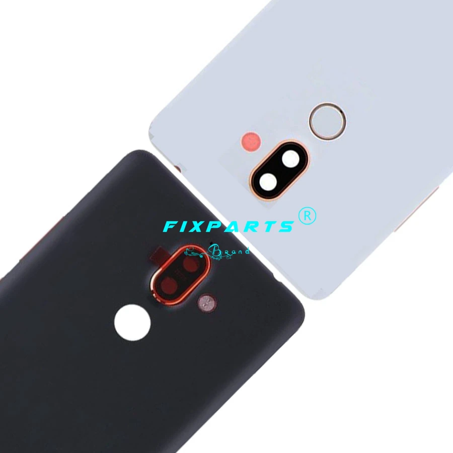 Оригинальный Новый чехол для Nokia 7 Plus задняя крышка аккумулятора металлический
