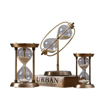

Home decoration metal hourglass ornaments modern minimalist Nordic living room decoration soft decorations wedding gifts
