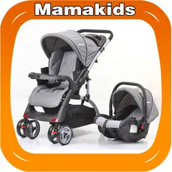 Mamakids 2-в-1 коляска Многофункциональный Reclinable сидя Свет Складная детская коляска несколько цветов на выбор