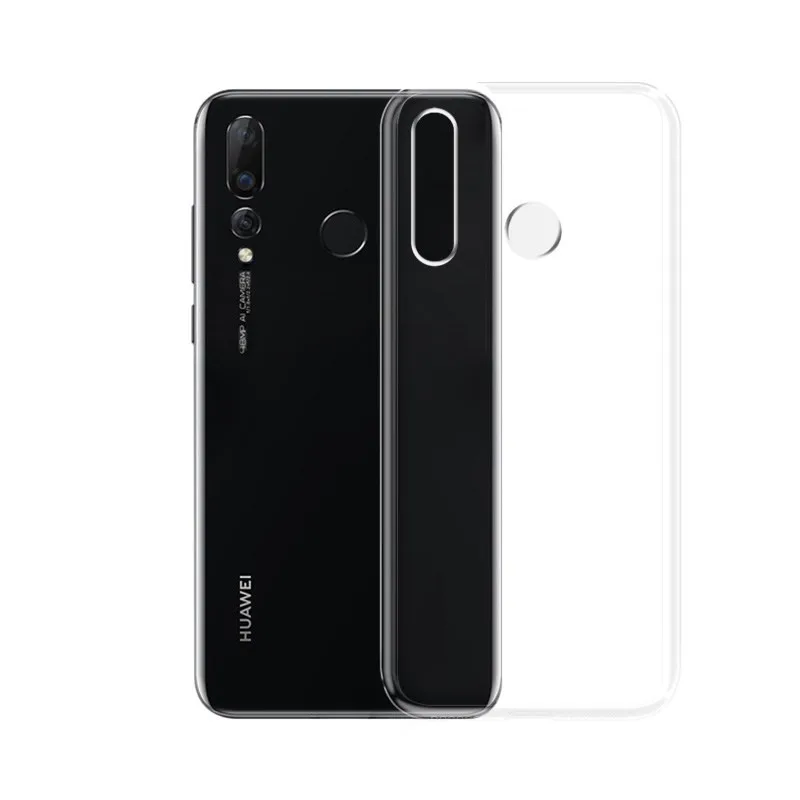 

For Huawei Nova 4e Nova 4 Smartphone Protective Silicone Case TPU Handytasche Clear-transparent Screesaver Hard Glass durable